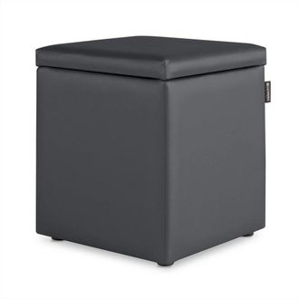 Happers Happers - Puff Cubo Arc&oacute;n Polipiel Gris 1 Unidad Gris