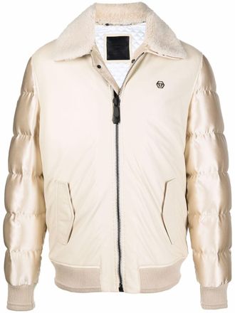 Philipp Plein Piumino metallizzato - Toni neutri