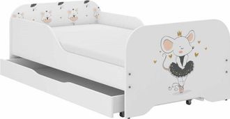 OEM Cama Infantil Mickey Mouse 140x70 Safari Mouse