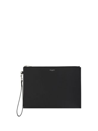 Saint Laurent Zip-up Clutch Bag