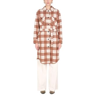 Woolrich Trench Coat - - Coats - Donna - Marrone - S