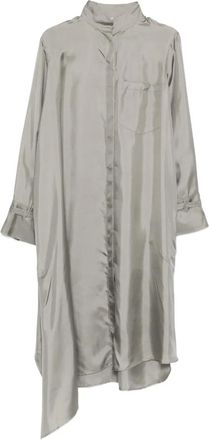 Christian Wijnants asymmetric shirt dress - Grey