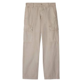 Burberry Straight-Leg Cotton Cargo Trousers, Brand Size 52 ( Waist Size 35.8 )
