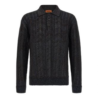 Missoni V-neck Cardigan - male - Missoni - Round-neck Knitwear - Multicolor - 2XL - Knitwear