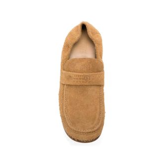Maison Margiela Calf Leather Slip-On Loafer - Beige