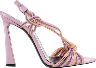 Saint Laurent Womens Scoubi Strappy Sandals, Brand Size 40 ( US Size 10 )