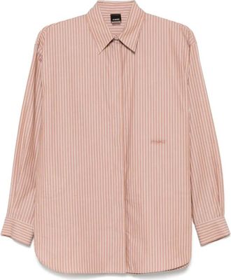 Pinko Casual Overhemd met Lange Mouwen in Multikleur - Dames - Overhemden - Roze - M - Katoen - Overhemden
