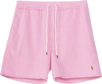 Ralph Lauren Traveler Seersucker Zwemshorts - Heren - Strandmode - Roze - XL - Katoen - Badmode