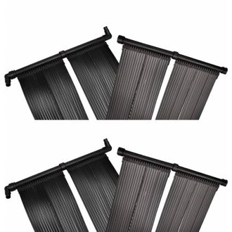 vidaXL Panel De Calentador Solar De Piscina 4 Uds 80x620 Cm Vidaxl