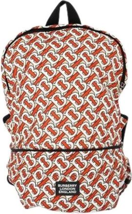 Burberry Vintage, unisex, Oranje, ONE Size, Nylon, Pre-owned Vintage Nylon Backpack