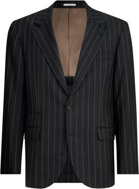 Brunello Cucinelli Virgin wool blazer in Black at Nordstrom, Size 52 It