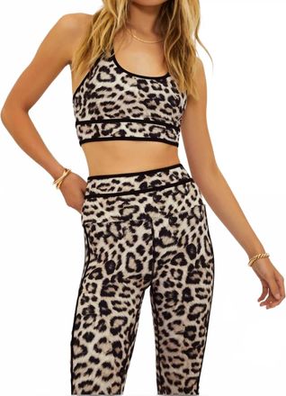 Beach Riot Anari Scoop Neck Top In Mystic Leopard