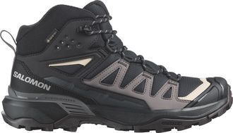 Salomon Womens Walking Boots X Ultra 360 Mid Gore Tex Waterproof Lace Up black Textile - Size UK 8
