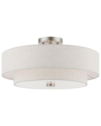 Livex Lighting 4-Light Semi-Flush