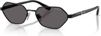 Vogue Eyewear Zonnebril - Dames - Zonnebrillen - Zwart - 54 MM - Accessoires