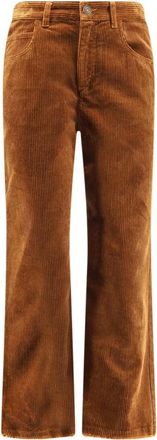 Isabel Marant Broeken, Dames, Bruin, M, Katoen, Straight Broeken
