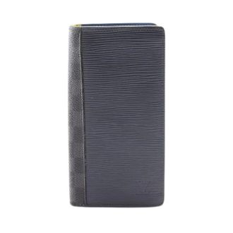 Louis Vuitton Pre-owned Wallets, male, Black, Size: ONE SIZE Pre-owned Portefeuille Brazza Epi Damier Graphite Long Wallet