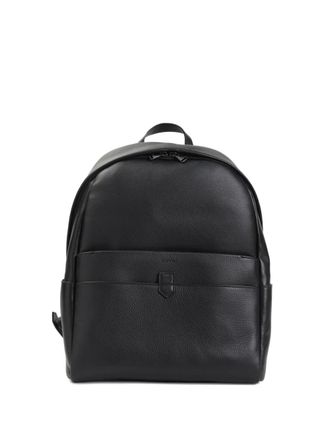 Canali zip leather backpack - men - Leather - One Size - Black