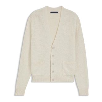 HUGO BOSS Cardigans, male, Beige, Size: L Cardigan