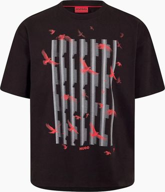 HUGO BOSS Mens Mens Digraph 10266060 01 Polo Shirt - Black - Size: 42