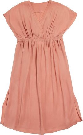 Emilia George Irene Maternity/Nursing Dress in Salmon Pink at Nordstrom, Size X-Small