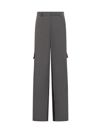 Stella McCartney Grey Relaxed Flat Front Pants
