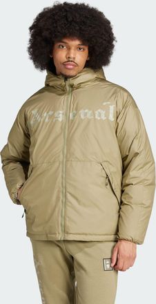 adidas adidas Performance Mens Arsenal Seasonal Down Jacket - Stone - Size X-Small