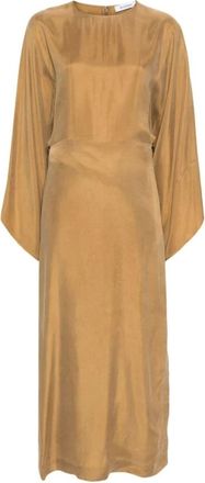 Rodebjer Dames, Jurken, Beige, Maat: XS Leer