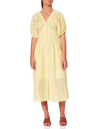 Sisley Sisley Womens Dress 41f85vhn6, Yellow 004, 10