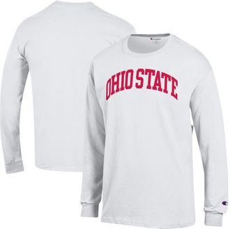 Champion Mens Champion White Ohio State Buckeyes Basic Arch Long Sleeve T-Shirt at Nordstrom, Size Xx-Large