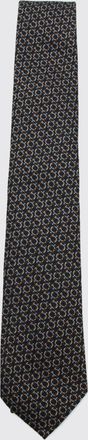 Ferragamo Gancini Pattern Pure Silk Tie