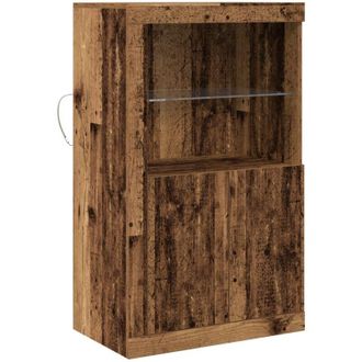 vidaXL Side Cabinet Old wood 60.5 x 37 x 100 cm Engineered Wood Vidaxl