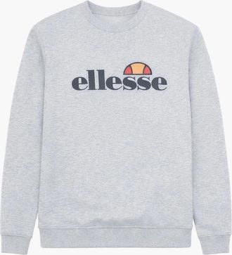 Ellesse Mens Ellesse Corvaro Sweatshirt Light Grey Marl - Size: 40