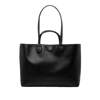 Gucci Pre-owned Tote Bags, female, Black, Size: ONE SIZE Pre-owned Vintage Tote Bag