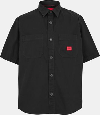 HUGO BOSS Hugo Mens Eratino 10250360 01 in Black - Size Medium