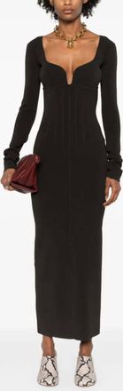 Nanushka Jerica Dress In Anthracite
