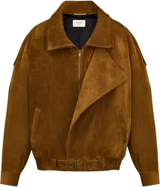 Saint Laurent Mujer, Chaquetas, Marr&oacute;n, Talla: S