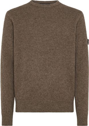 Peuterey Long-sleeved Crewneck Sweater With Logo