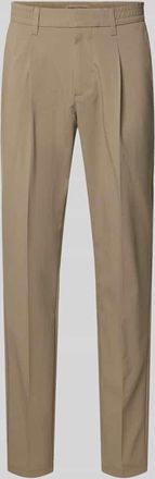 Marc O'Polo Tapered Fit Weite Hose MOROT JOGGER - Marc OPolo &times; DFB Travel Collection in Taupe, Gr&ouml;&szlig;e 32/32