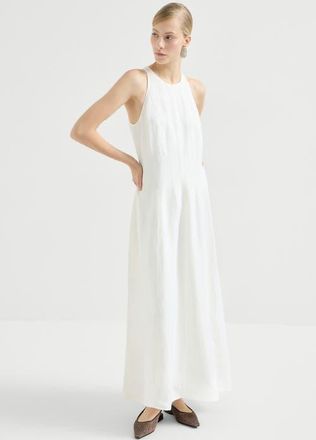 Brunello Cucinelli Fluid dress in White at Nordstrom, Size Xx-Large Eu