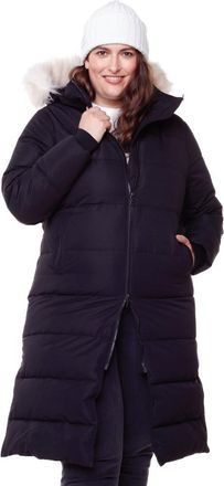 Alpine North KLUANE PLUS SIZE - Vegan Down Ultra Long Winter Parka in Black at Nordstrom, Size 3X