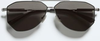 Bottega Veneta Occhiali da sole aviator Classic - Nero - Unisex - U