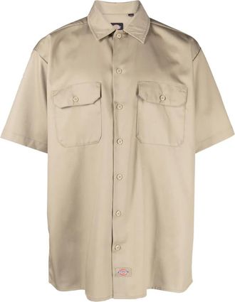 Dickies flap pockets short-sleeve shirt - men - Cotton/Polyester - S - Neutrals