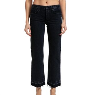 ASKK NY Low Rise Straight Jean In Stone