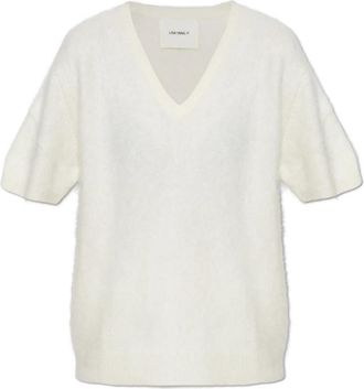 Lisa Yang Lovisa Top - Dames - Cashmere truien - Beige - S - Kasjmier - Truien & Vesten