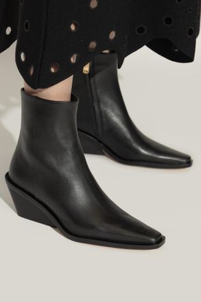 Michael Michael Kors Heeled Ankle Boots Nash, Womens, Black
