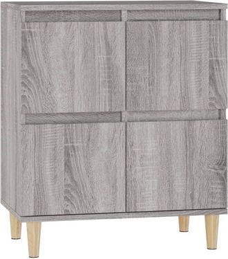 vidaXL Vidaxl - Aparador de madera contrachapada gris Sonoma 60x35x70 cm