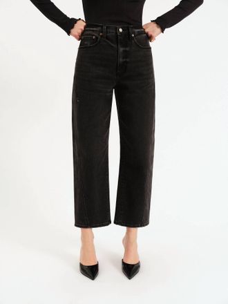 Daze Westward Barrel Leg Jeans In Night Life Vintage