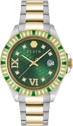 Philipp Plein Lady Empire Pw 2Fa 0225 - Dames - Horloges - Groen - ONE Size - Accessoires