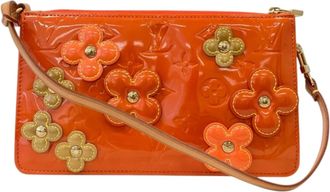 Louis Vuitton Orange Monogram Vernis Pouch (Pre-Owned)